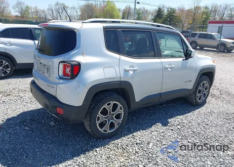 2016 Jeep Renegade Limited z USA, uszkodzony, nr VIN ZACCJBDT2GPD20595